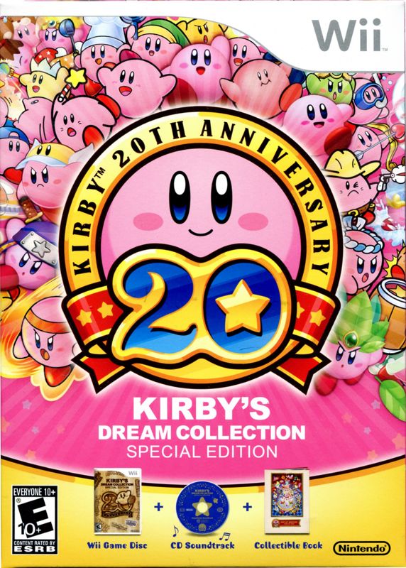 Kirby's Dream Collection: Special Edition box art for Wii